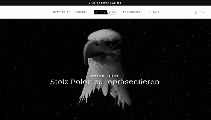 Screenshot von Polenshirt